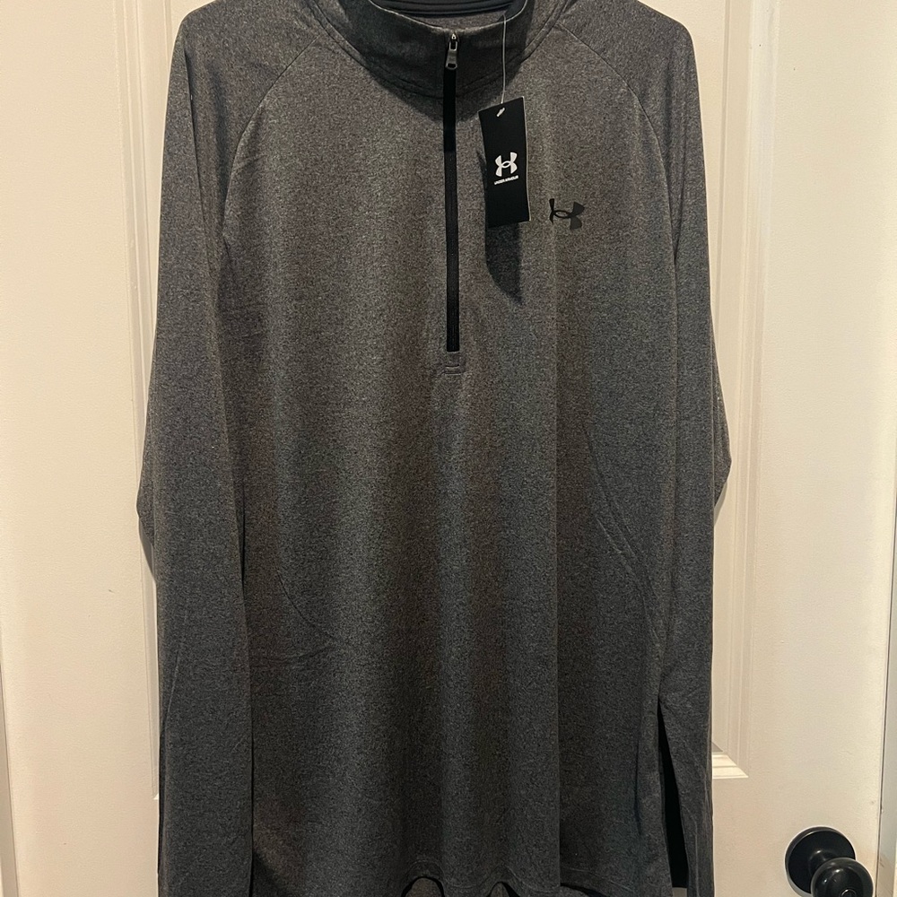 Under Armour Charcoal Quarter-Zip Top